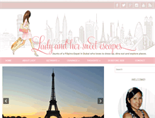 Tablet Screenshot of ladyandhersweetescapes.com